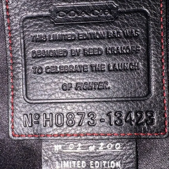 Coach RARE Limited Edition UFC Fighter Tote Bag #1 Out of 100 INICORN - Picture 1 of 9